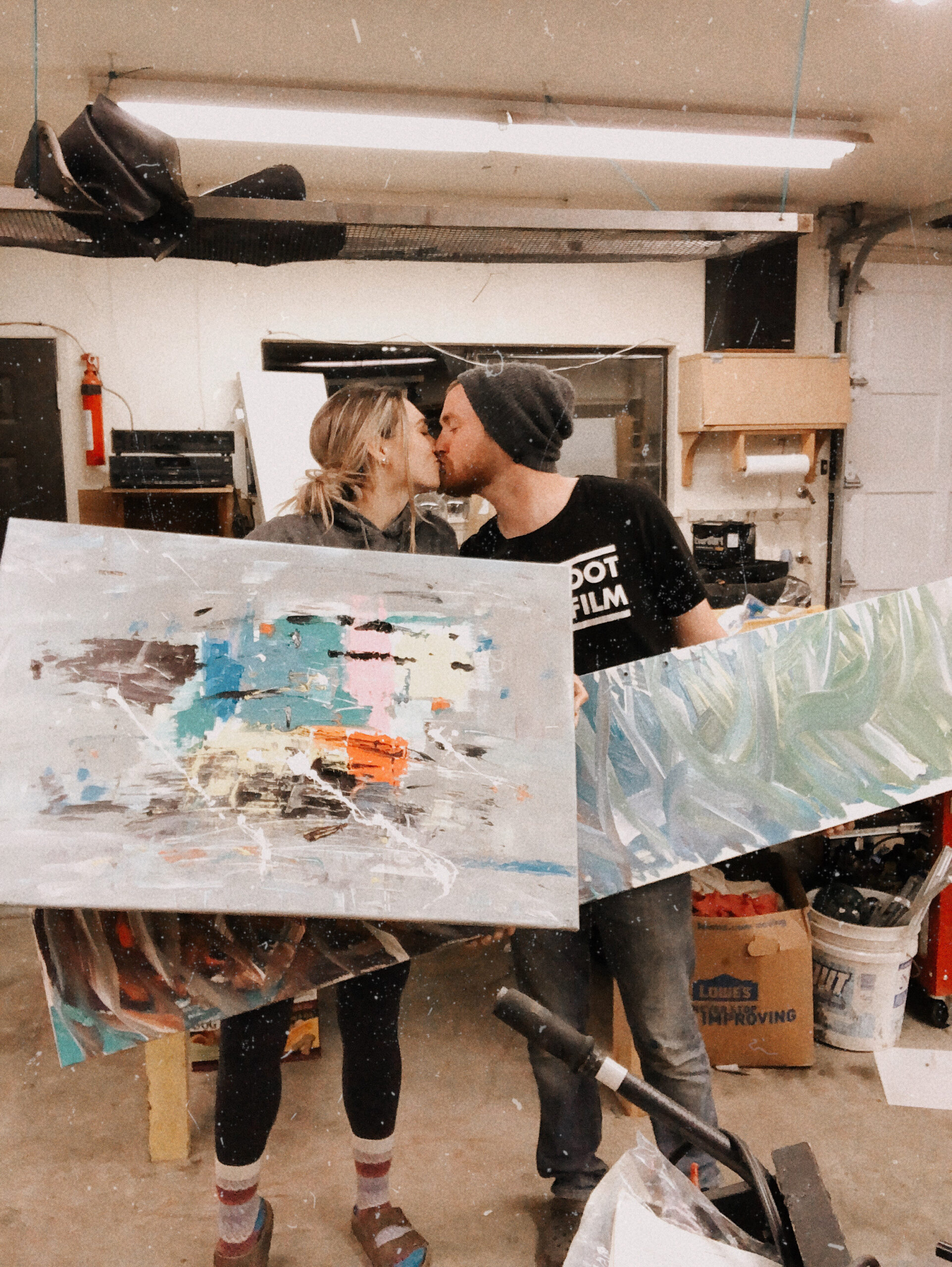 Date Night Idea // Paint and Sip // Acrylic Painting on Canvas